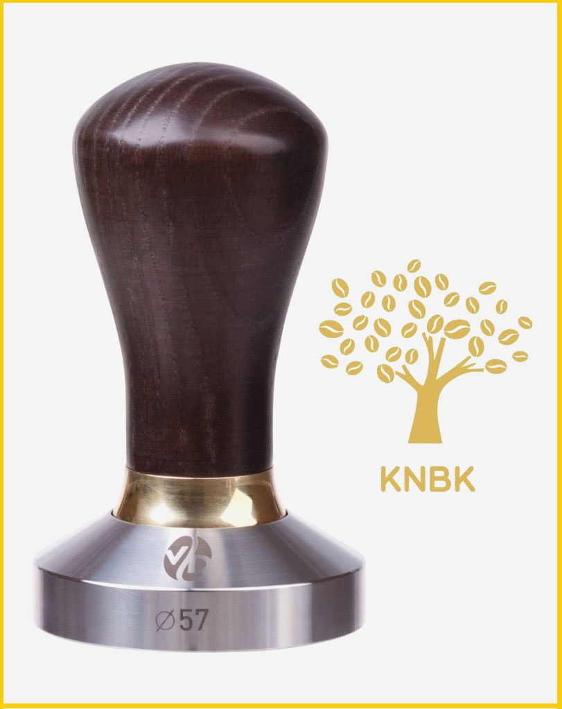 Темпер VD Premium венге 49-58 мм, ручка из ясеня, нержавеющая сталь, для кофе