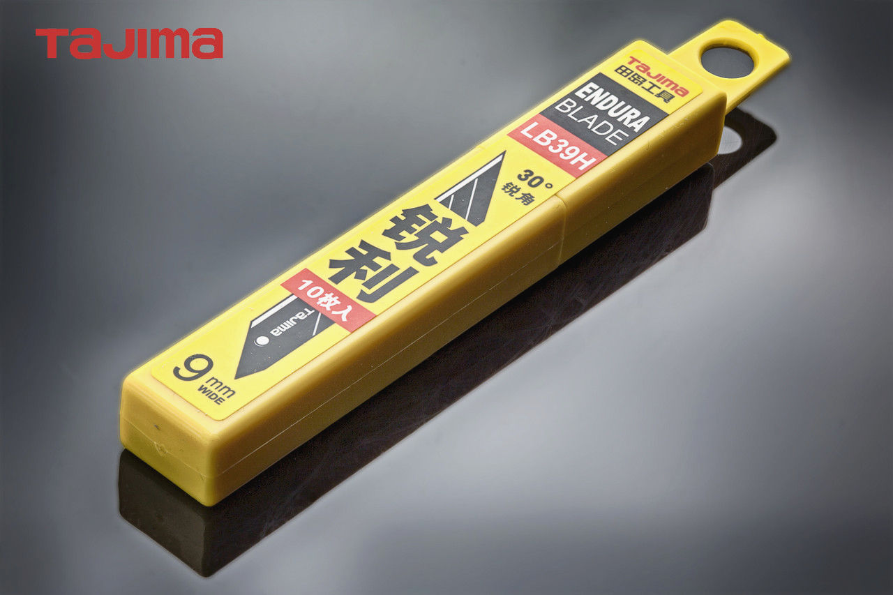 Лезвія TAJIMA 9 мм сегментні LB39H кут 30° (10 шт) для канцелярського ножа