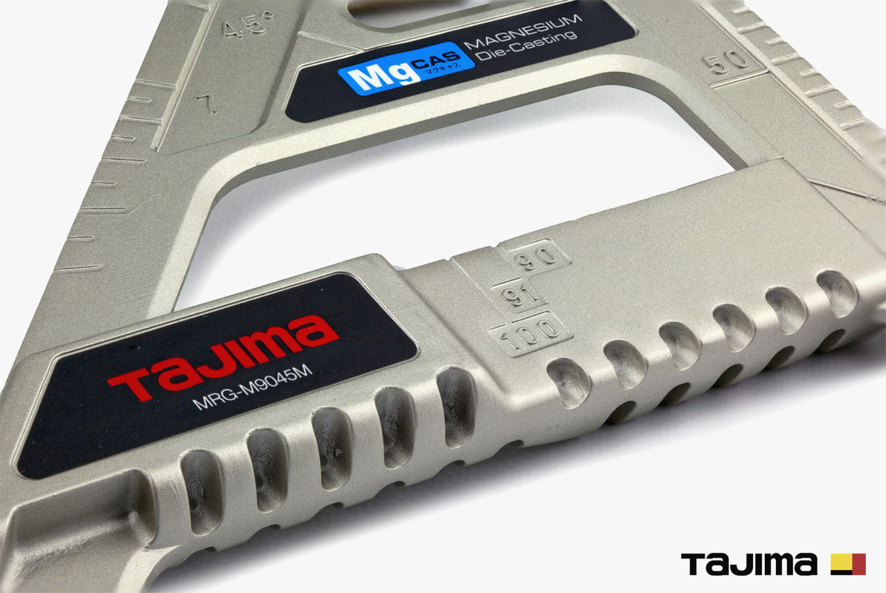 Угольник столярный TAJIMA MOBILE MRG-M9045M 238 х 239 мм из магниевого сплава