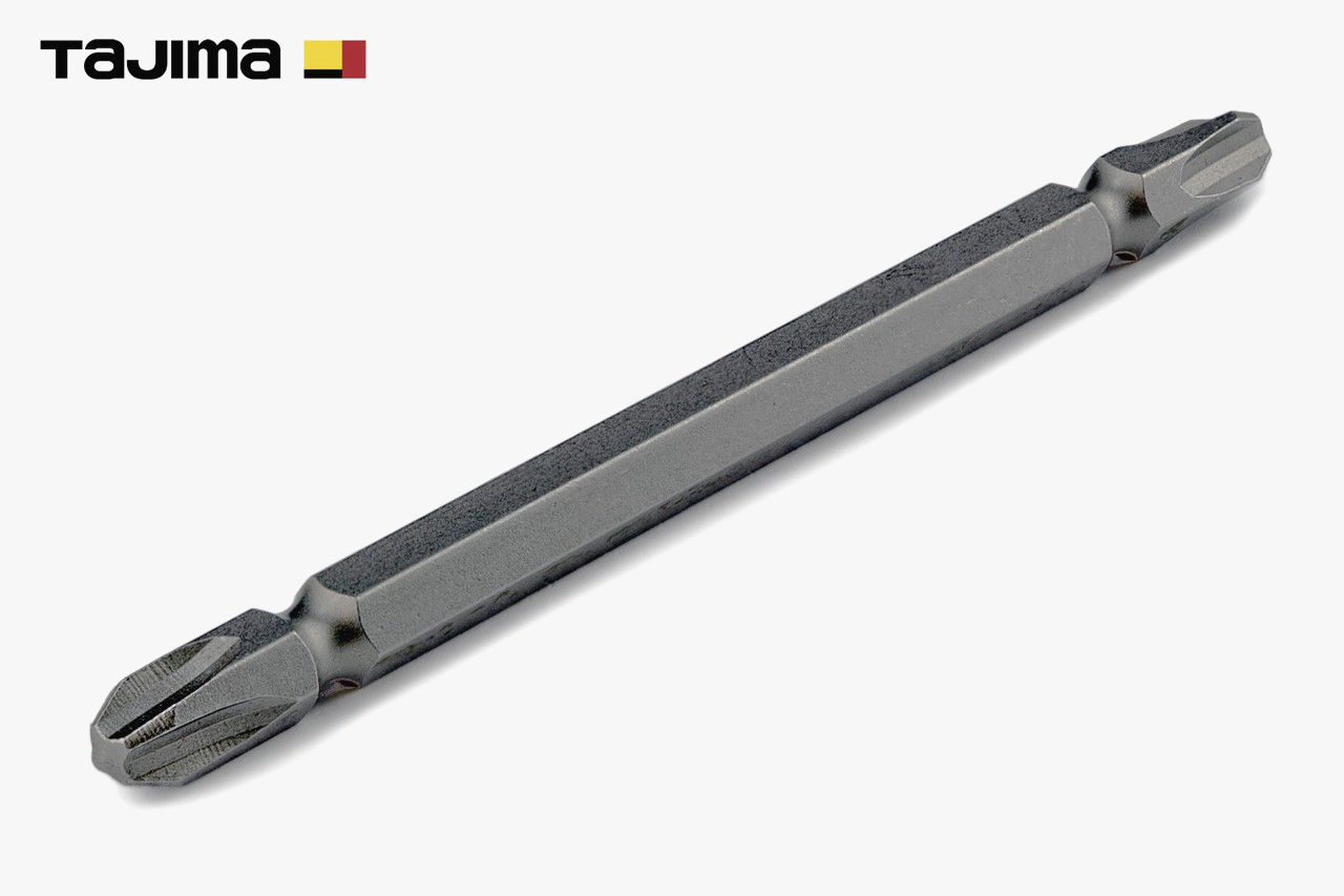 Бита TAJIMA PH3 100 мм двостороння магнітна для шуруповерта, S2, 6,35 мм