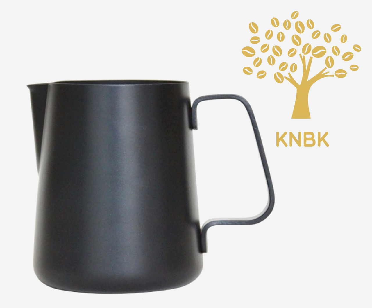 Питчер ILSA Easy 600 мл черный для латте-арта с тефлоновым покрытием