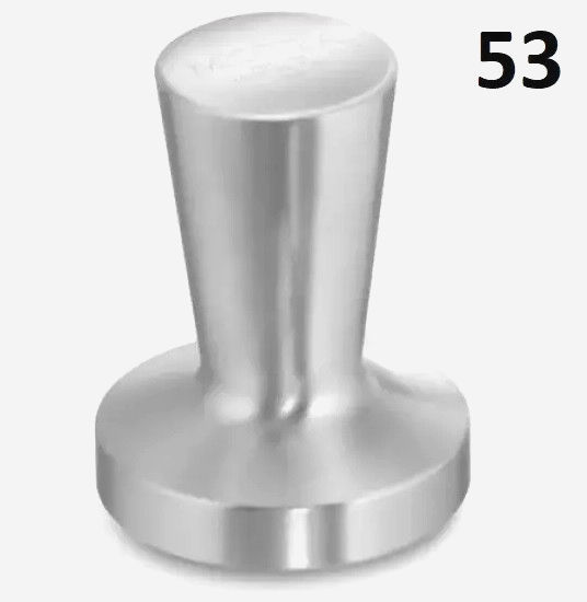 Темпер Motta Easy алюминиевый плоский Ø53 мм матовый для кофе