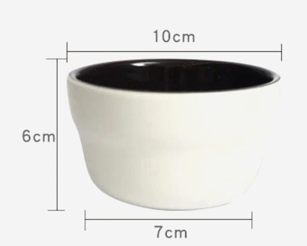 Чашка Rhino Coffee Gear для каппінгу 230 мл чорна керамічна, SCAA стандарт