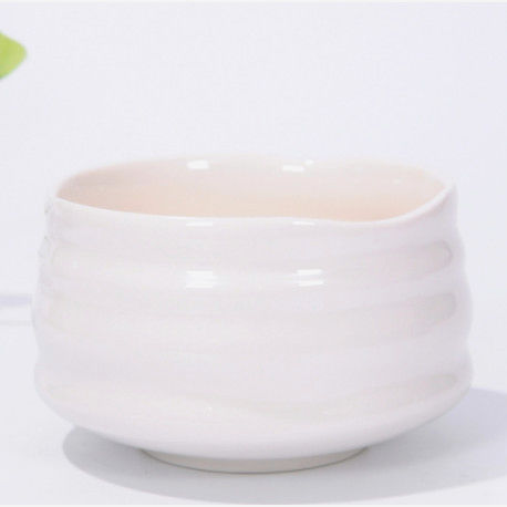 Чаван White 550 мл для матча, керамічний тяван, білий, для чайної церемонії, 12.5x12.5x7.5 см