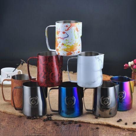 Питчер Barista Space 600 мл для латте-арт, нержавеющая сталь, графитовый, удобный носик