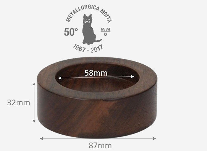 Подставка для темпера Motta Wood, деревянная, ширина 8,7 см, отверстие 6 см, Италия
