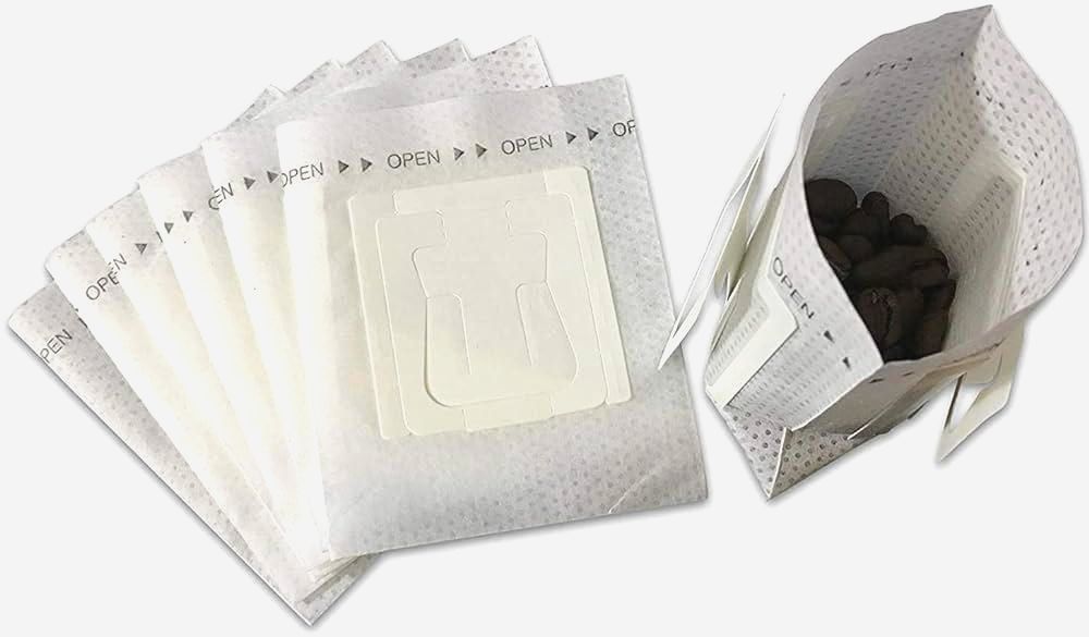 Дрип пакети My Cafe для кави, 50 шт, з целюлози, одноразові, нейтральний смак, для мобільного заварювання