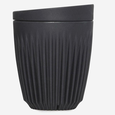 Термочашка Huskee Cup 236 мл з кришкою, екосвідомий, BPA free, для кави, Charcoal