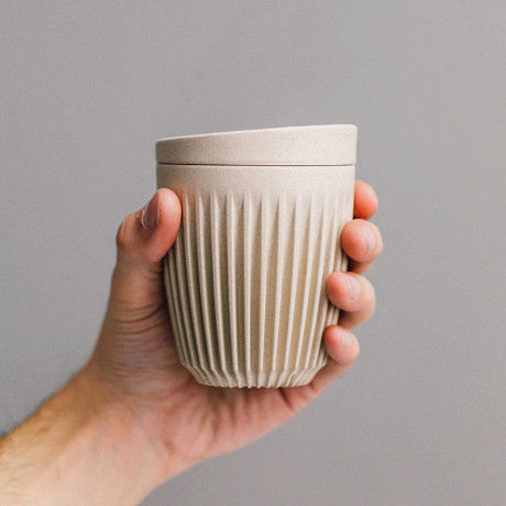 Термочашка Huskee Cup 236 мл з кришкою, BPA free, екологічна, для кави to go