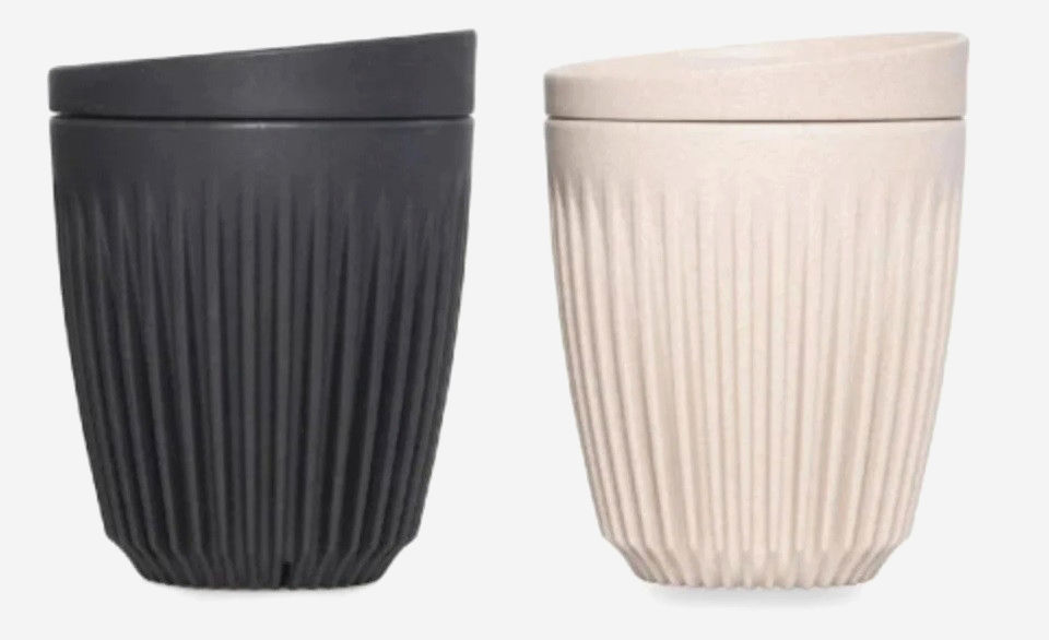 Термочашка Huskee Cup 236 мл з кришкою, BPA free, екологічна, для кави to go