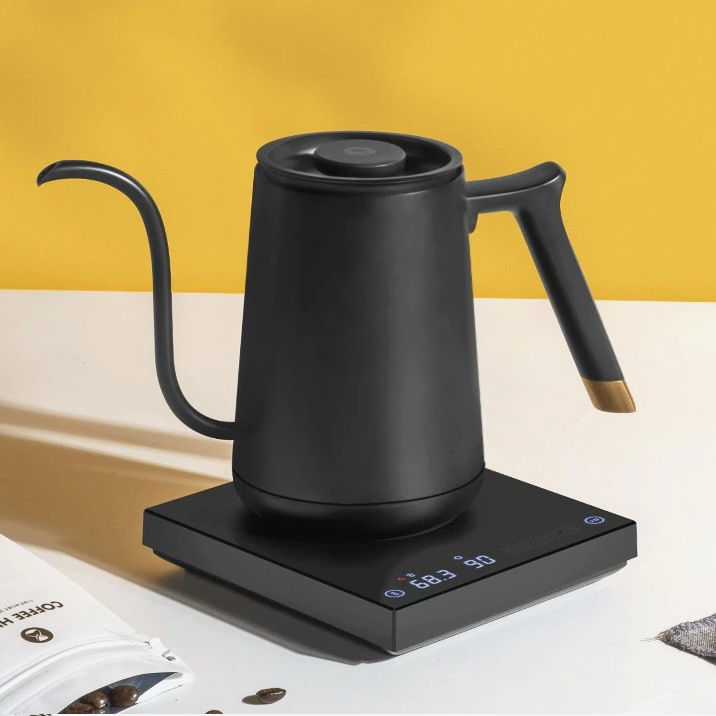 Чайник Timemore Fish Electric Smart 800 мл черный с поддержкой температуры 40-100°C