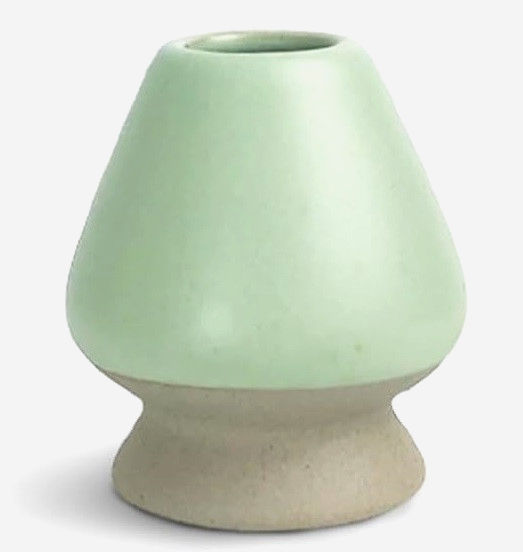 Кусенаоши Green Stone підставка для венчика Часен, 7x7.5 см, фарфор, для матча, миття в посудомийці