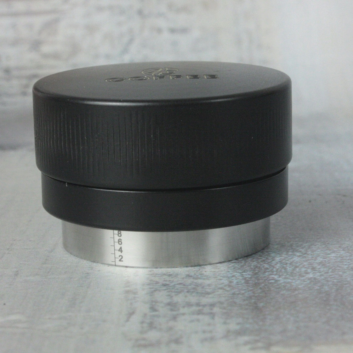 Пуш Темпер VD Standard Pro Ø 58 мм для кофе с регулировкой глубины 2-12 мм, черный