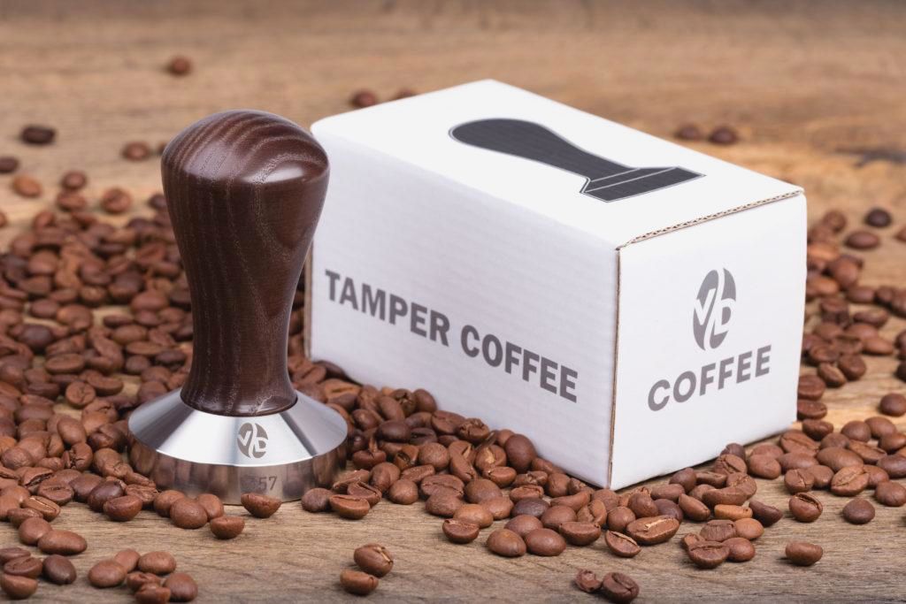 Темпер Gaggia Classic Венге Ø 58 мм, ручка из ясеня, нержавеющая сталь AISI 304, для кофе