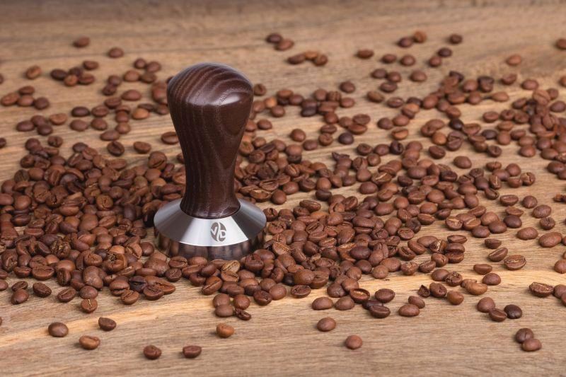 Темпер Gaggia Classic Венге Ø 58 мм, ручка из ясеня, нержавеющая сталь AISI 304, для кофе