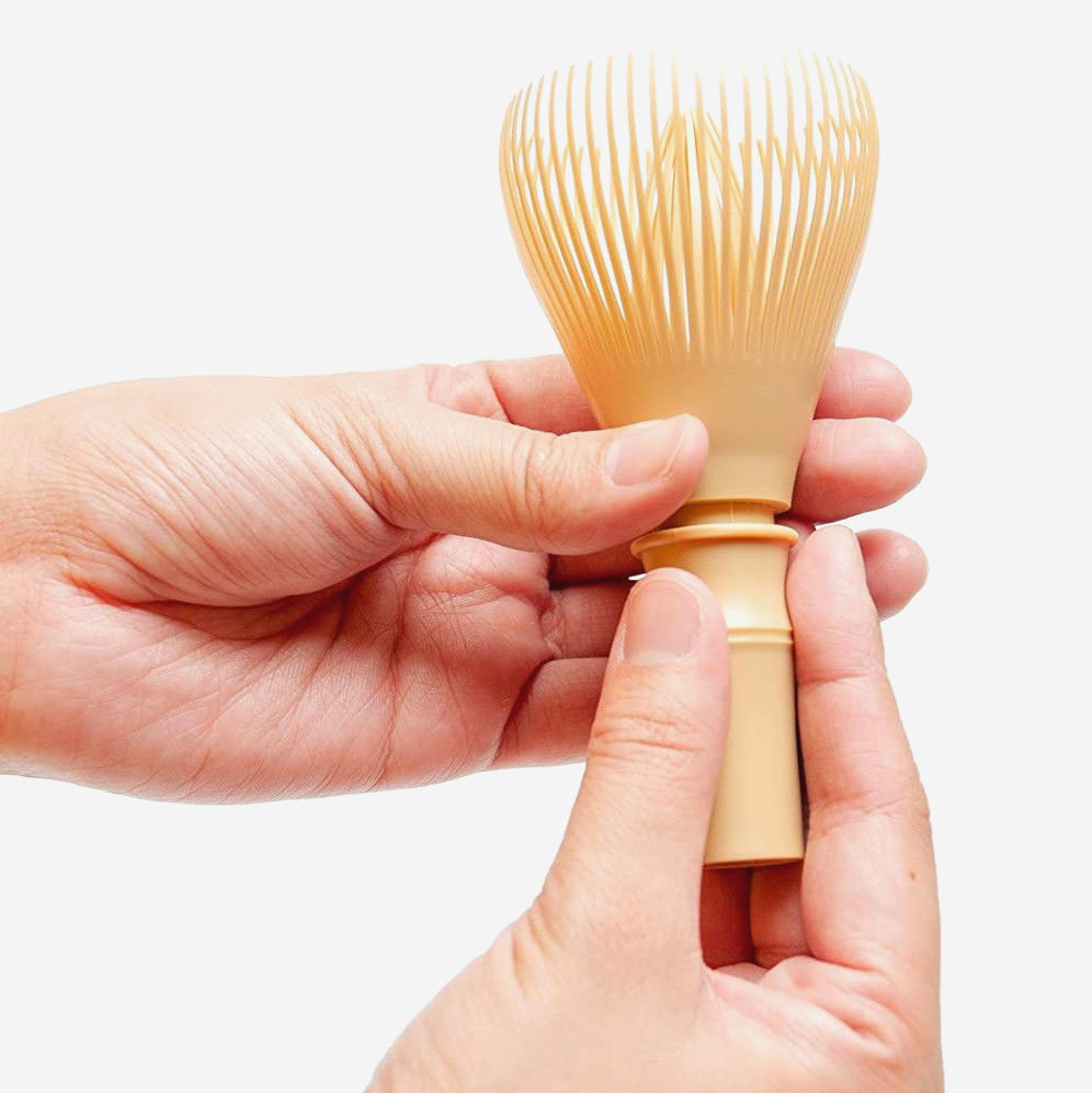 Венчик Часен для матча з поліпропілену 11,5 см, зносостійкий, світлий, до 60 зубців