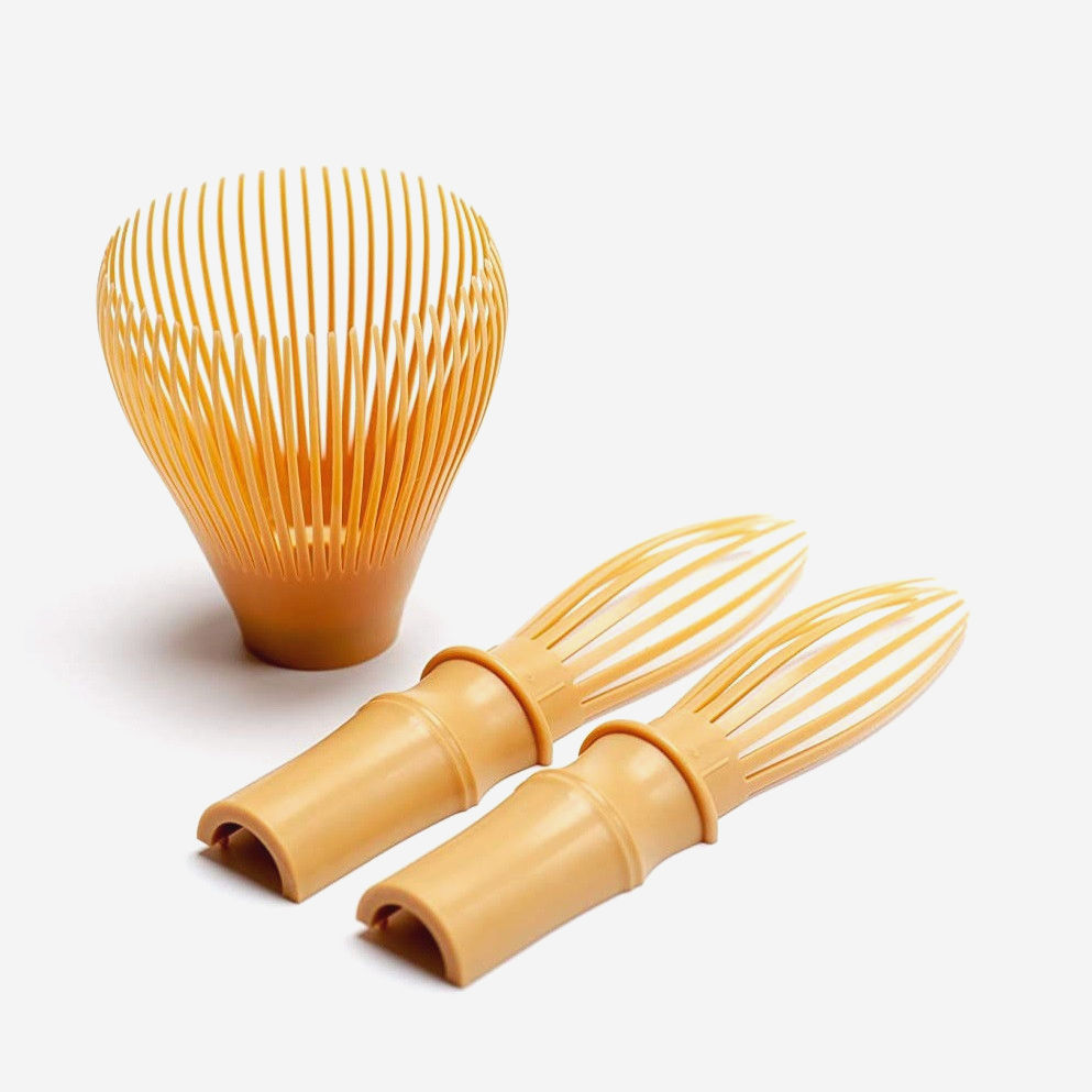 Венчик Часен для матча з поліпропілену 11,5 см, зносостійкий, світлий, до 60 зубців