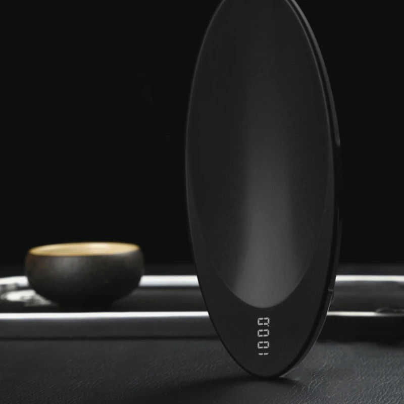 Электронные весы для чая Tea Scale Precision до 200 г, черные, с LCD дисплеем, точность 0,1 г
