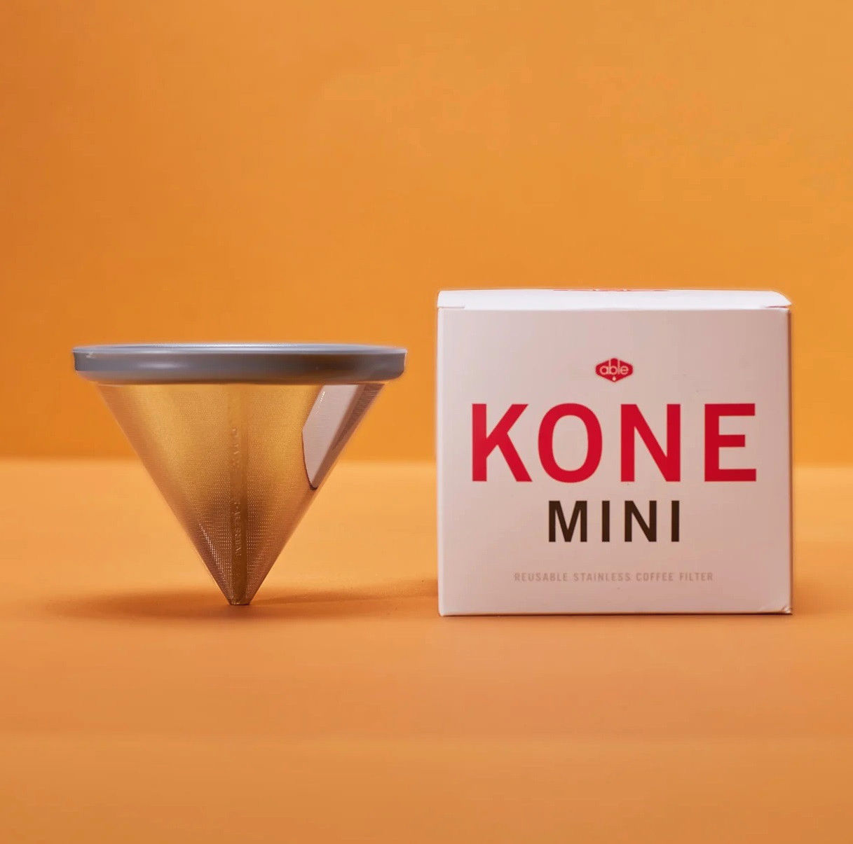 Фільтр Kone Mini USA для кави з нержавіючої сталі, 10,15 см, багаторазовий, для Харио V60