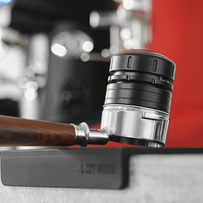 Пуш Темпер MHW-3Bomber 58.35 мм с автоматическим возвратом, черный, рифленый, нержавеющая сталь