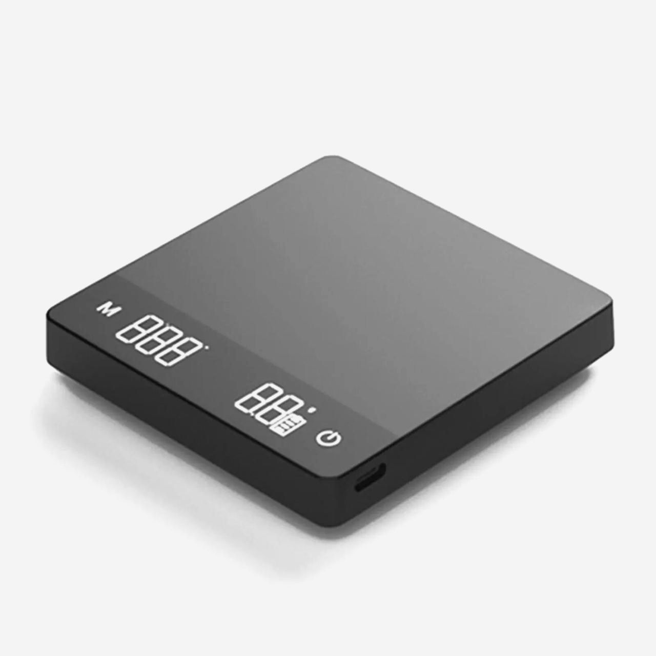 Весы Precision LED для кофе 3 кг, точность 0.01 г, USB зарядка, встроенный таймер, автоотключение