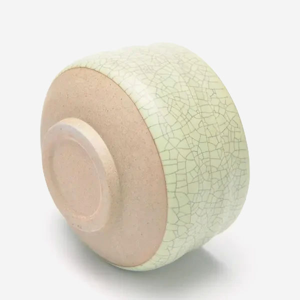 Чаван Ancient Green 550 мл для матча, керамічний тяван з глазурю, діаметр 12,5 см