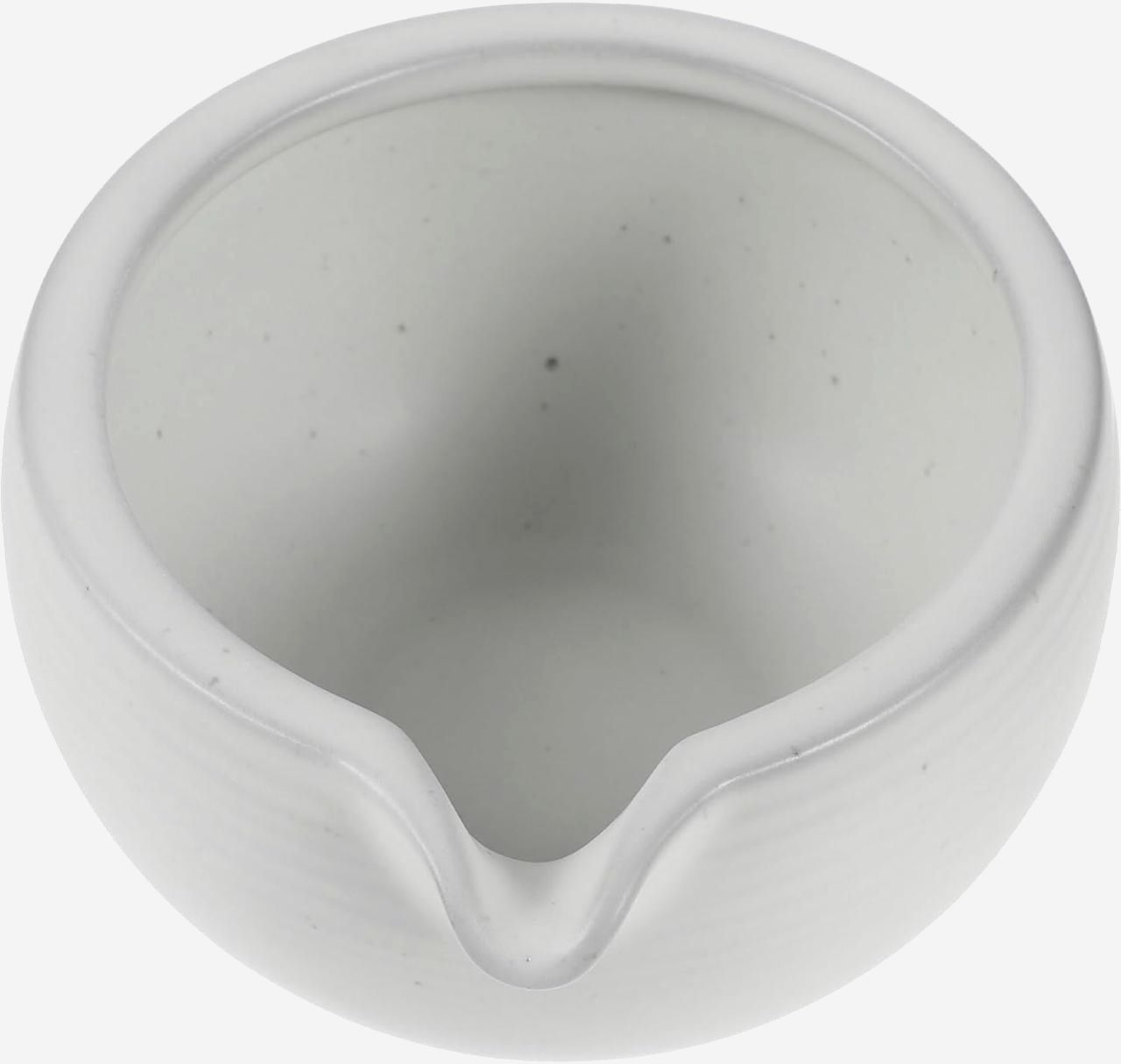 Чаша Katakuchi для матчу 400 мл, кераміка біла, 7,5 см, чайна церемонія, носик #5