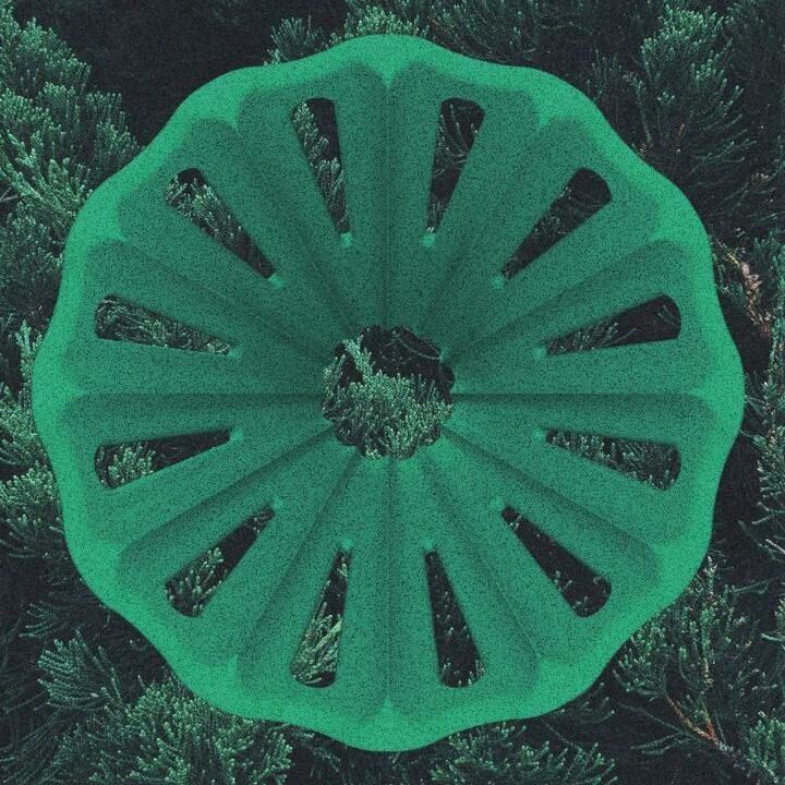 Пуровер Dotyk Dripper 02 Зелений 'Evergreen' з кераміки для кави 240мл