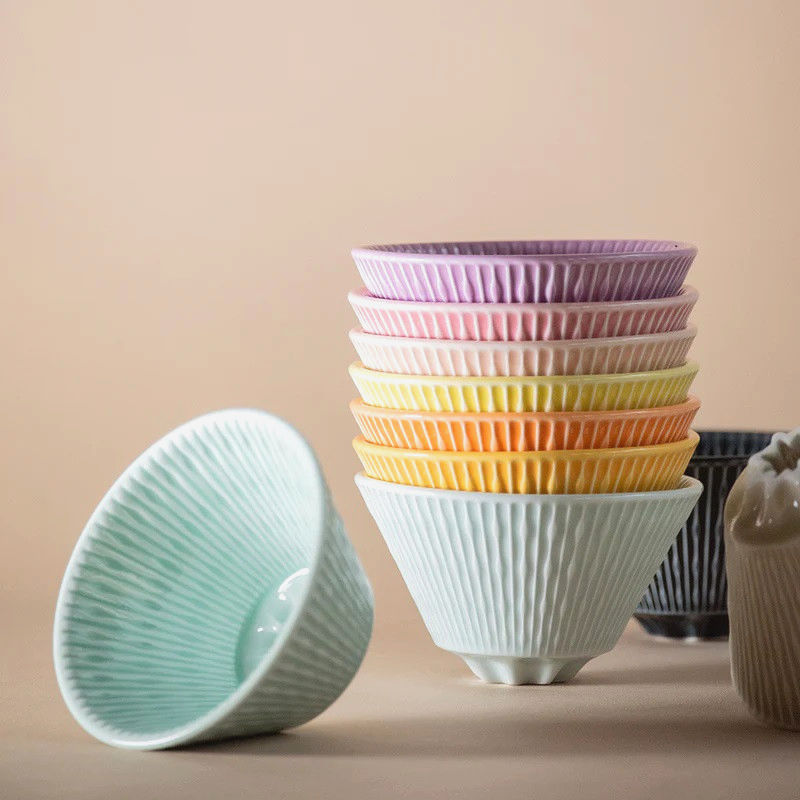 Пуровер Loveramics Flatbed Dripper керамічний 11,5 см для кави, 1 чашка, 13 кольорів