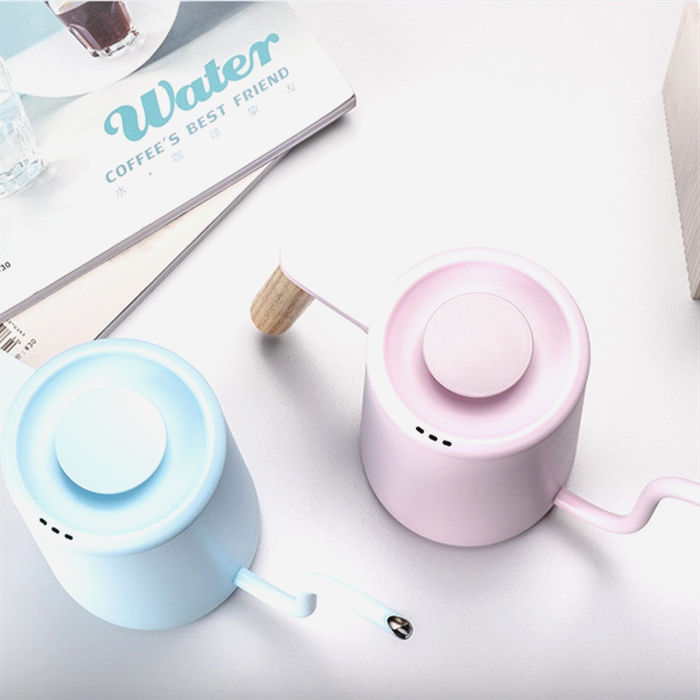 Чайник Timemore Fish Youth 700 мл из нержавеющей стали с гусинным носиком, голубой