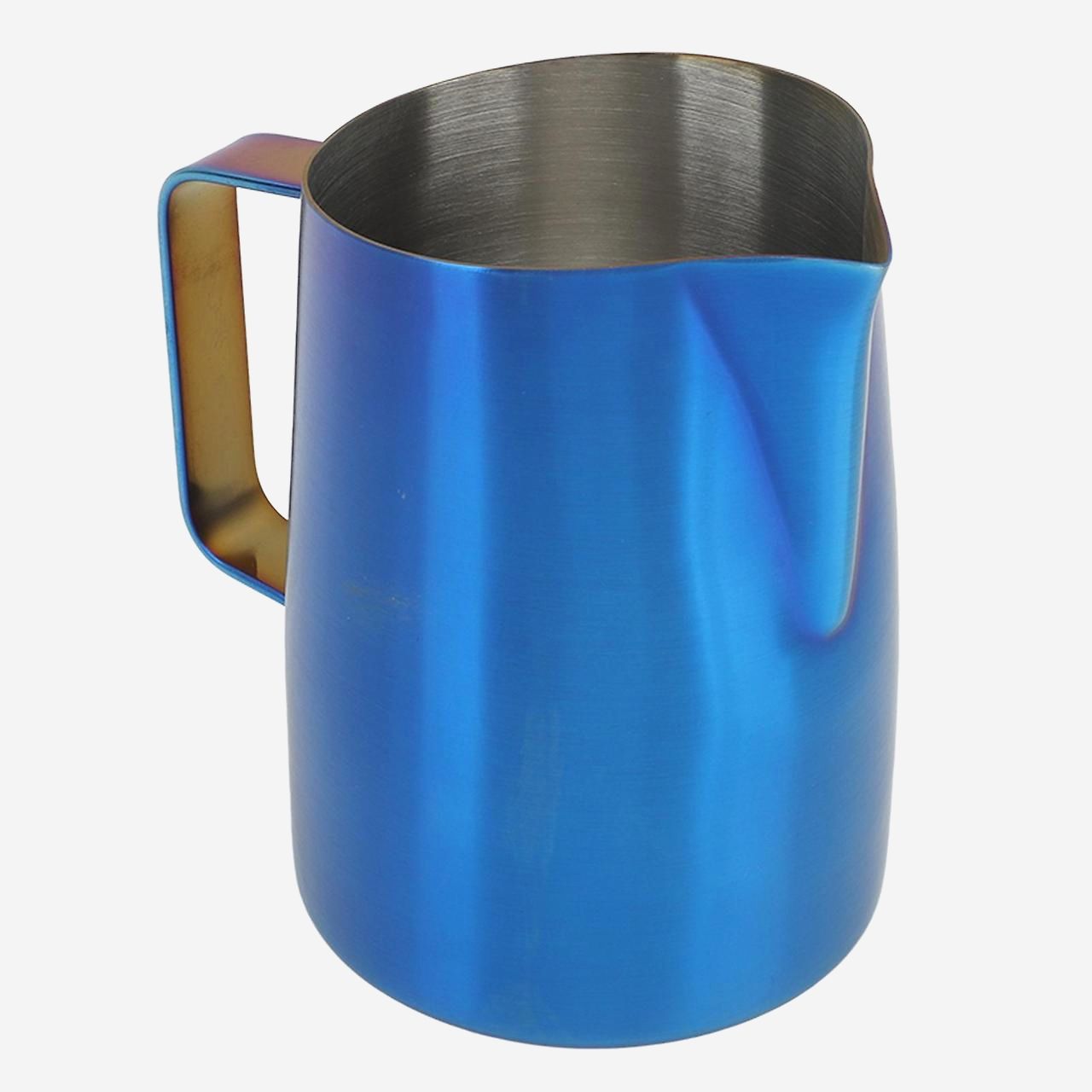 Питчер Sharp Mouth 600 мл для молока из нержавеющей стали для латте-арт Blue