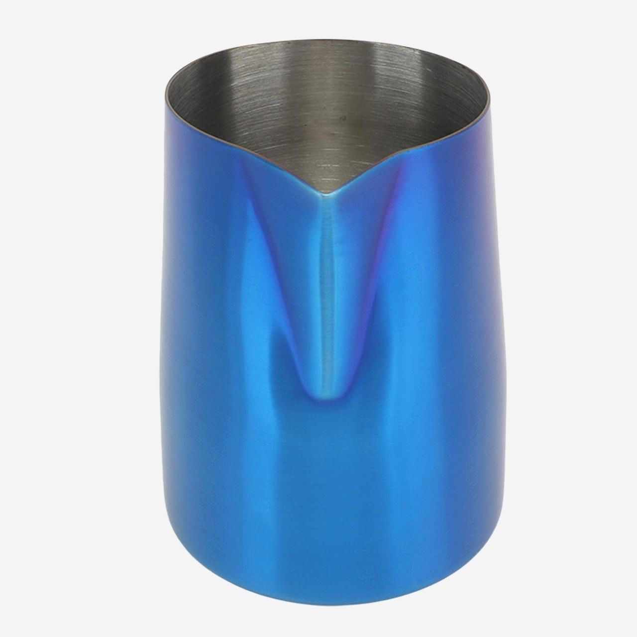 Питчер Sharp Mouth 600 мл для молока из нержавеющей стали для латте-арт Blue