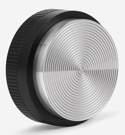 Пуш Темпер MHW-3BOMBER 51 мм Рифлёный для кофе с регулировкой глубины 3-12 мм Черный