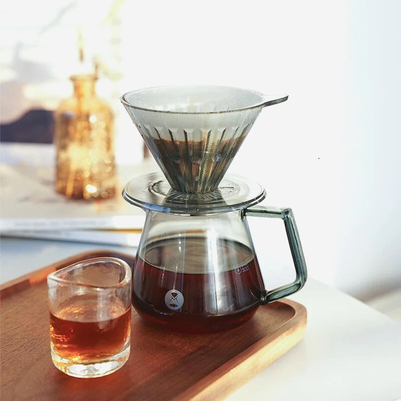 Набір Timemore Crystal Eye Brewer Set Smokey V02, 600 мл, 2-4 порції, термостійкий, BPA-free