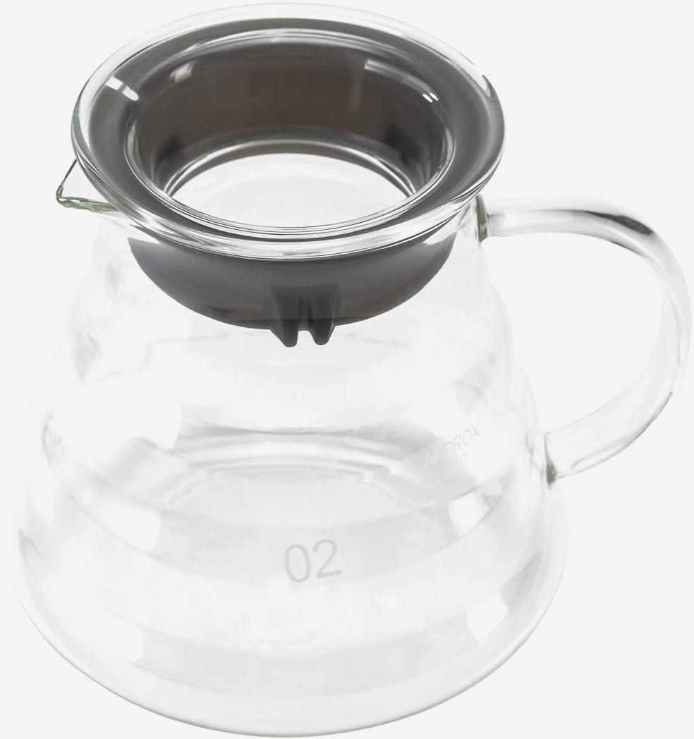 Сервер для кави Range Server 600 мл з боросилікатного скла, прозорий графин без пластику