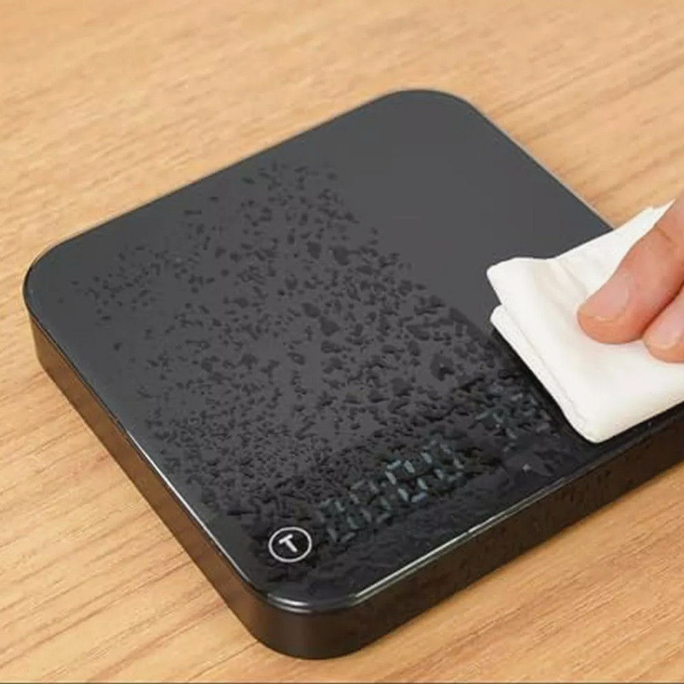 Весы для кофе Smart Scale K112, точность 0,1 г, 0,3-2099 г, USB, черные, компактные 10,5 см