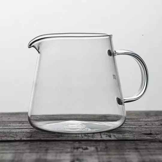 Сервер Samadoyo 400 мл із боросилікатного скла для кави та чаю, термостійкий, прозорий
