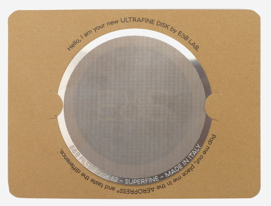 Фільтр EB Lab для Аеропресса, багаторазовий, 150 мікрон, з нержавіючої сталі, 62 мм