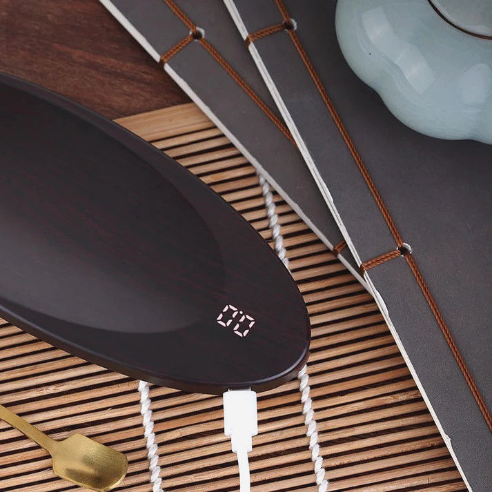 Электронные весы для чая Tea Scale Precision до 200 г, с дисплеем, черные, с ложечкой для взвешивания