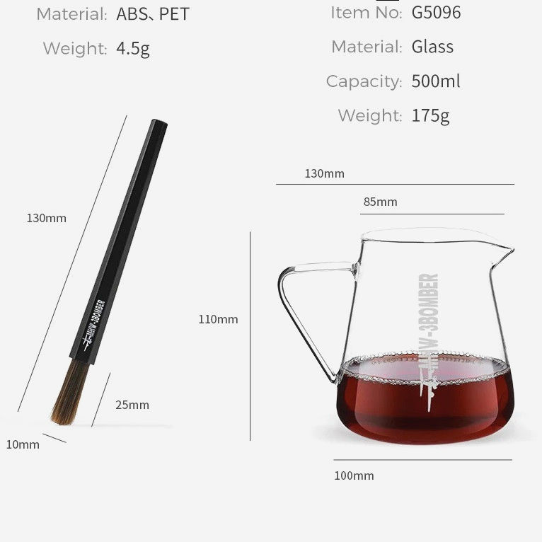 Набір Assassin M1 Pour Over Coffee Set 9 предметів для приготування кави світлий MHW-3Bomber