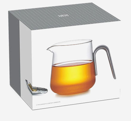 Сервер Samadoyo 500 мл для кави і чаю, боросилікатне скло, прозоре, сучасний дизайн