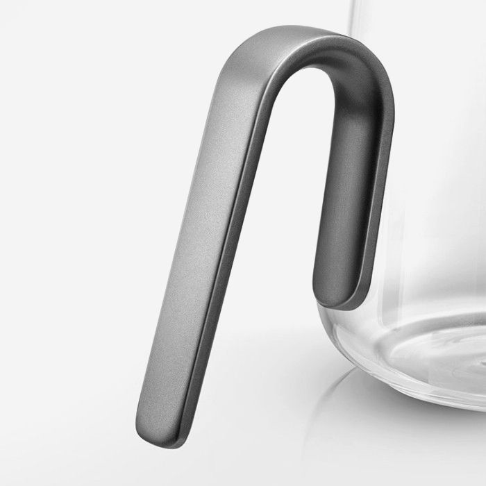 Сервер Samadoyo 500 мл для кави і чаю, боросилікатне скло, прозоре, сучасний дизайн