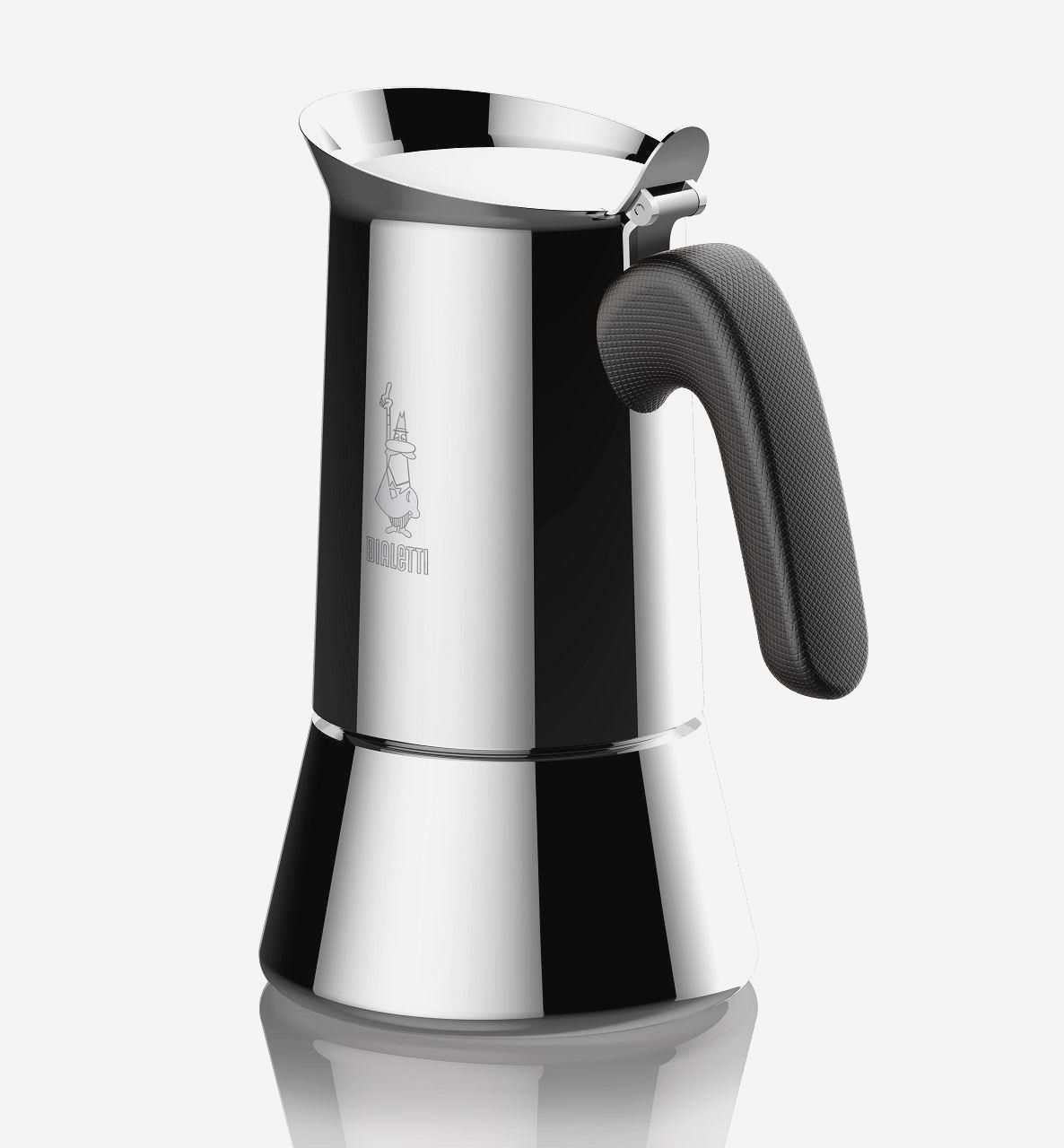 Кофеварка Bialetti Venus Induction на 6 чашок, гейзерна, нержавіюча сталь, 235 мл
