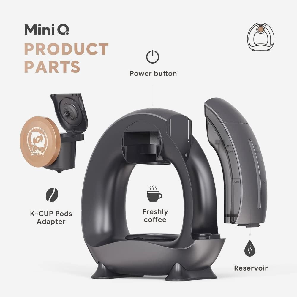 Адаптер K-Cup для MiniQ від Icafilas, колір в асортименті, універсальний, для капсульних кавомашин