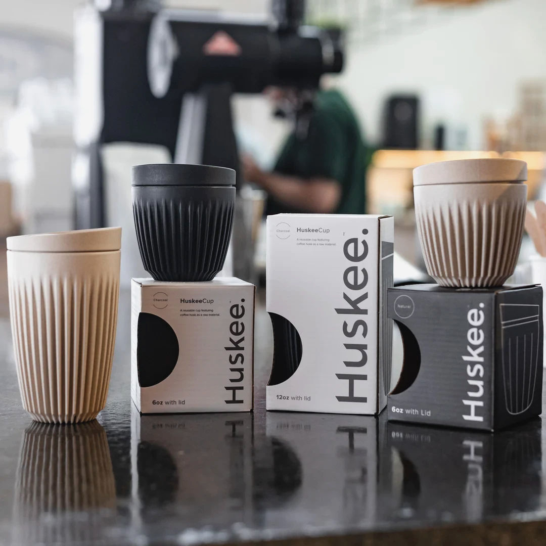 Термочашка Huskee Cup 355 мл, екосистема, BPA-free, з кришкою, для гарячих і холодних напоїв