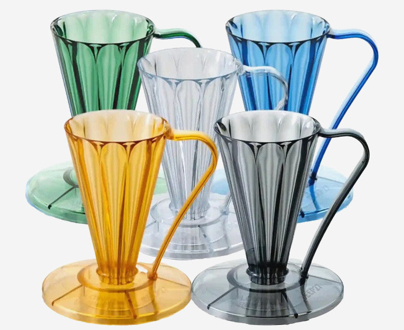 Пуровер Cafec Deep 27 Tritan Flower Dripper для однієї чашки, 27° кут, Японія