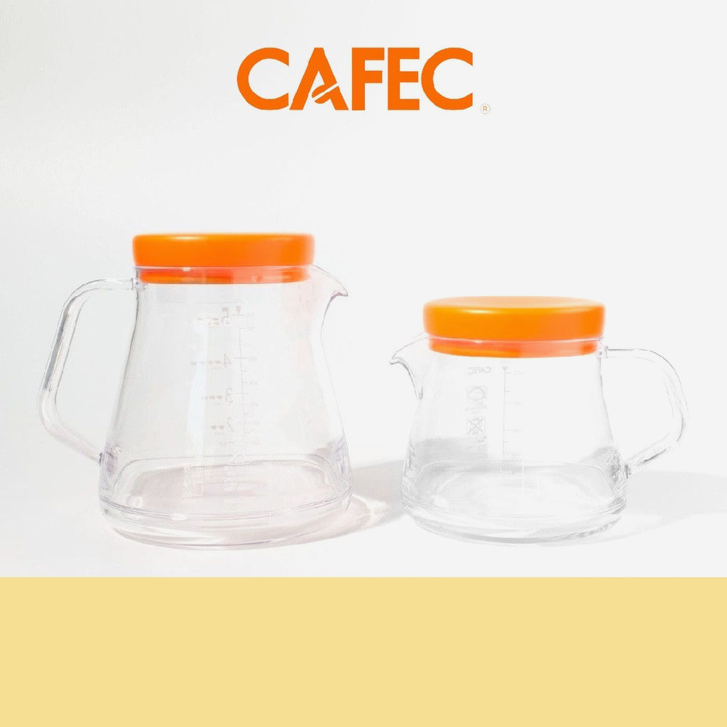 Сервер CAFEC Tritan для кави 400 мл, ударопрочний, термостійкий, стильний, Японія