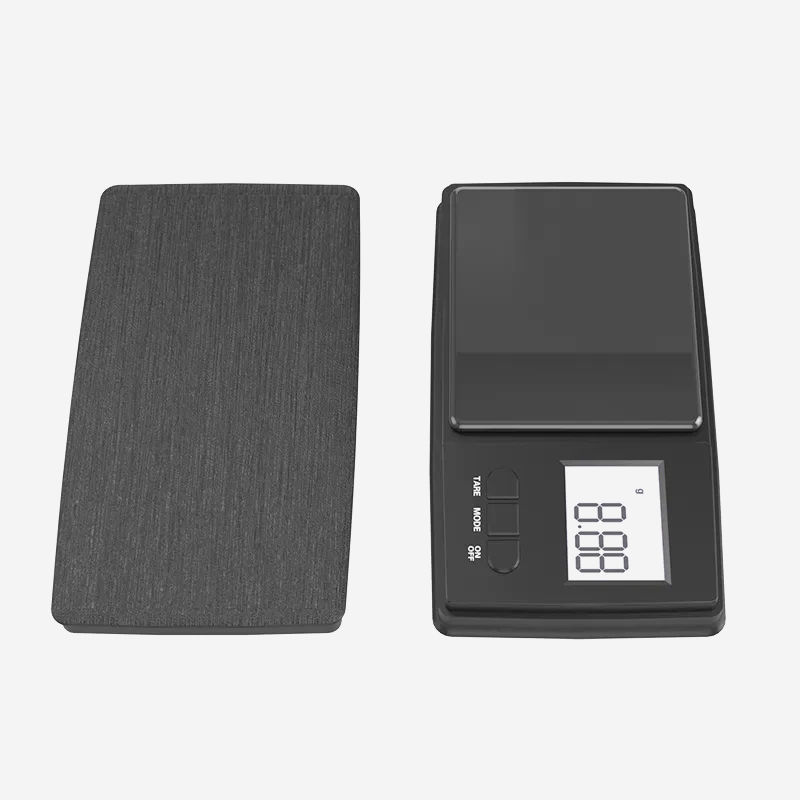 Электронные весы для кофе CS-D MINI, 0.1-650 г, LCD дисплей, нержавеющая сталь, черные