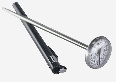 Термометр для молока Pocket Test механический, 12.5 см, диапазон 0-120°C, для кофе и напитков