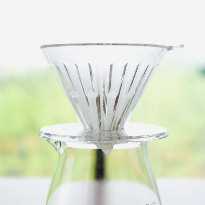 Набір Timemore Crystal Eye Brewer Set PCTG Dripper 02 для пуровера, 2-4 порції, термостійкий, 600 мл